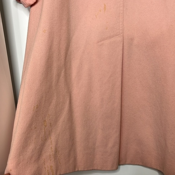 Fleurette Size 6-8 for I.Magnin Vintage Powder Pink Open Coat - Picture 12 of 15